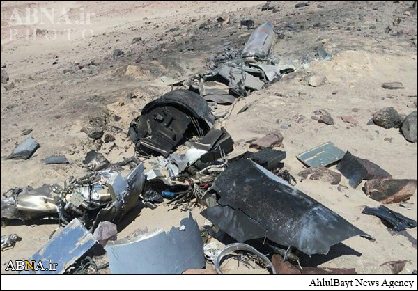 سقوط یک پهپاد در عربستان + عکس