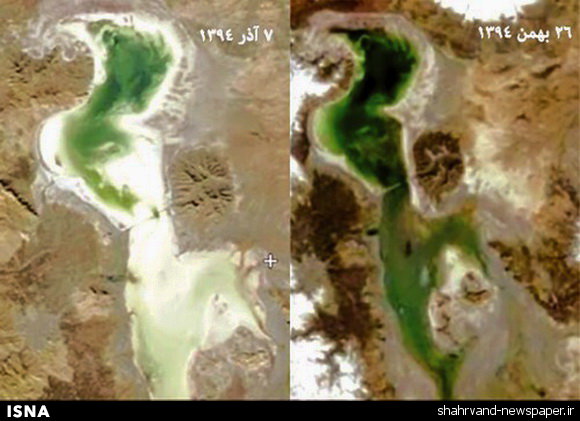 اتفاقی تازه برای دریاچه ارومیه + عکس