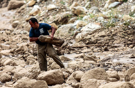 خسارات سیلاب در استان گلستان با ۲ کشته و ۲ مفقود