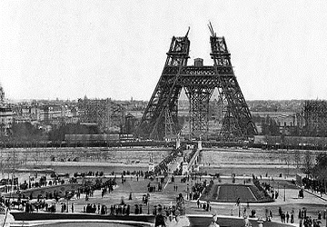 تصاویر قدیمی از مراحل ساخت برج ایفل