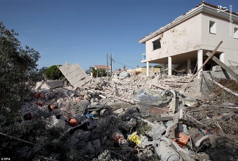 انفجار یک خانه بعد از حمله تروریستی داعش در بارسلون