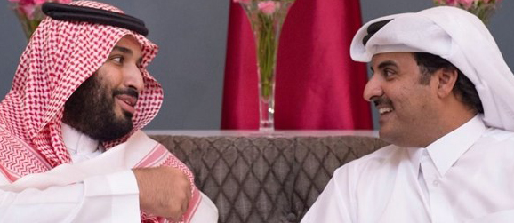 گفتگوی تلفنی امیر قطر و محمد بن سلمان/ عربستان:  به علت درج تحریف‌آمیز محتوای این مکالمه، تمام تماس‌ها با دوحه تعلیق می‌شود